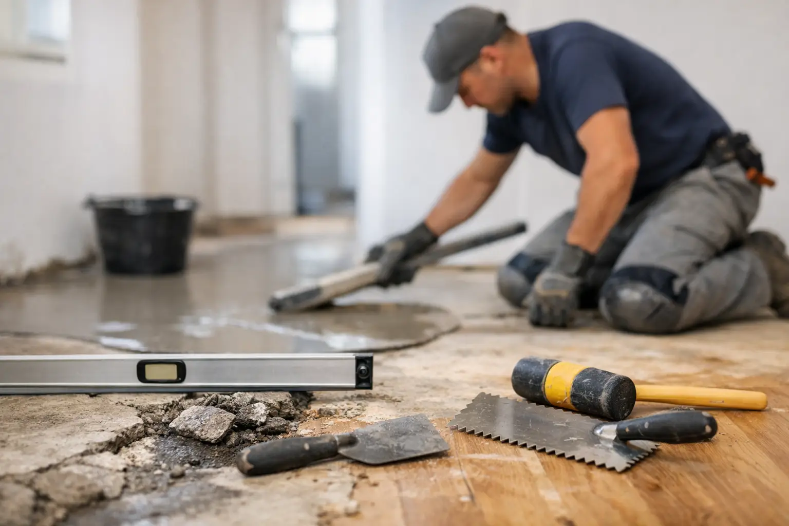 How to Prepare Uneven Subfloor Properly