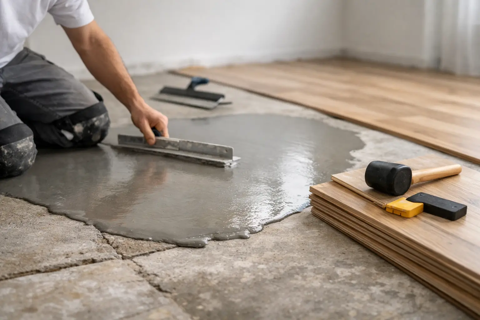Subfloor Levelling Before Flooring Matters