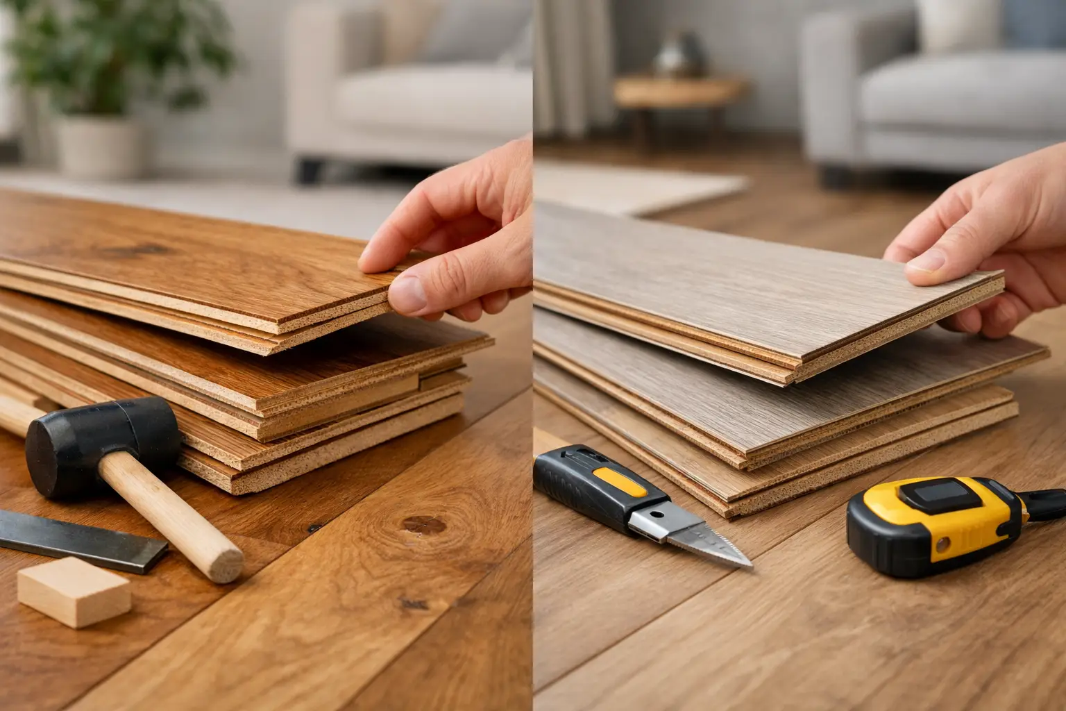 What Is Engineered Hardwood Flooring vs Laminate?