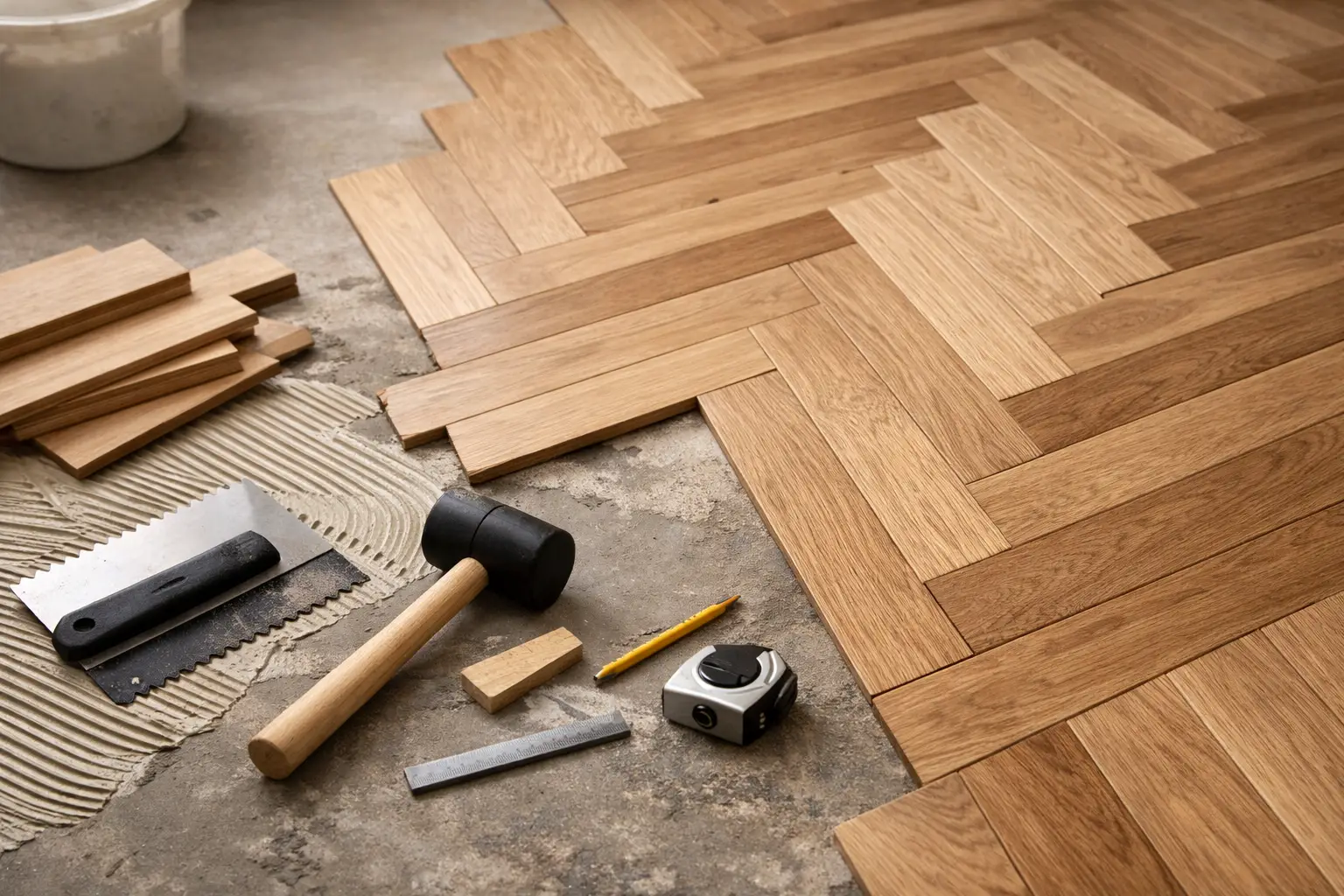 How to Install Herringbone Flooring Right